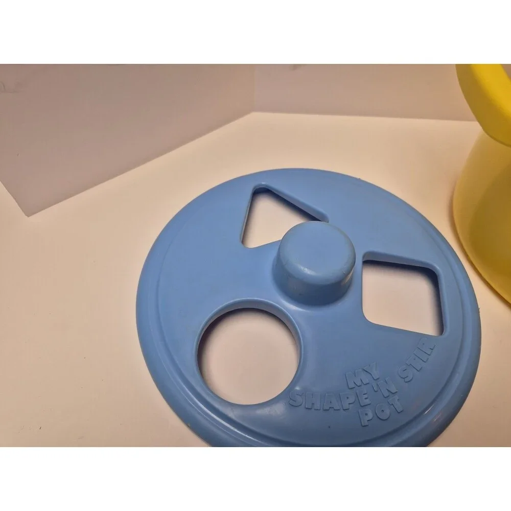 Vintage Playskool 1984 My Shape 'N Stir Pot Complete Set